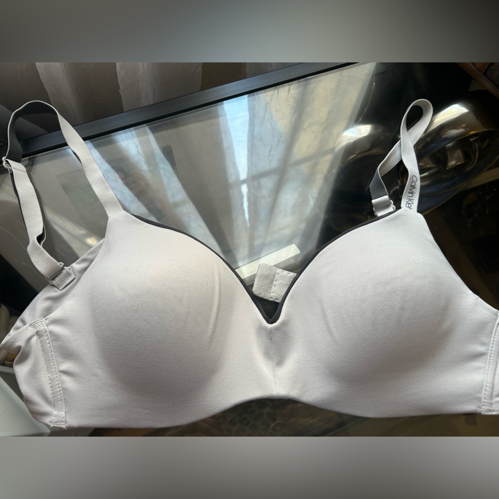 Calvin Klein Light Blue Bra small